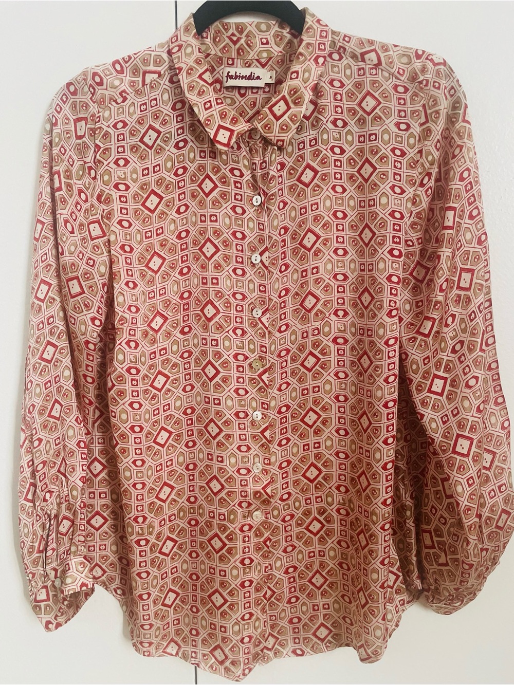 Fabindia Vegan Silk blouse